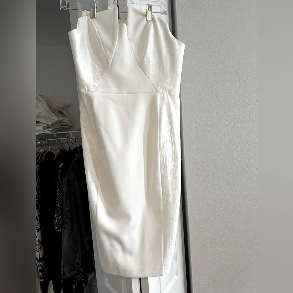 White Black Halo Dress